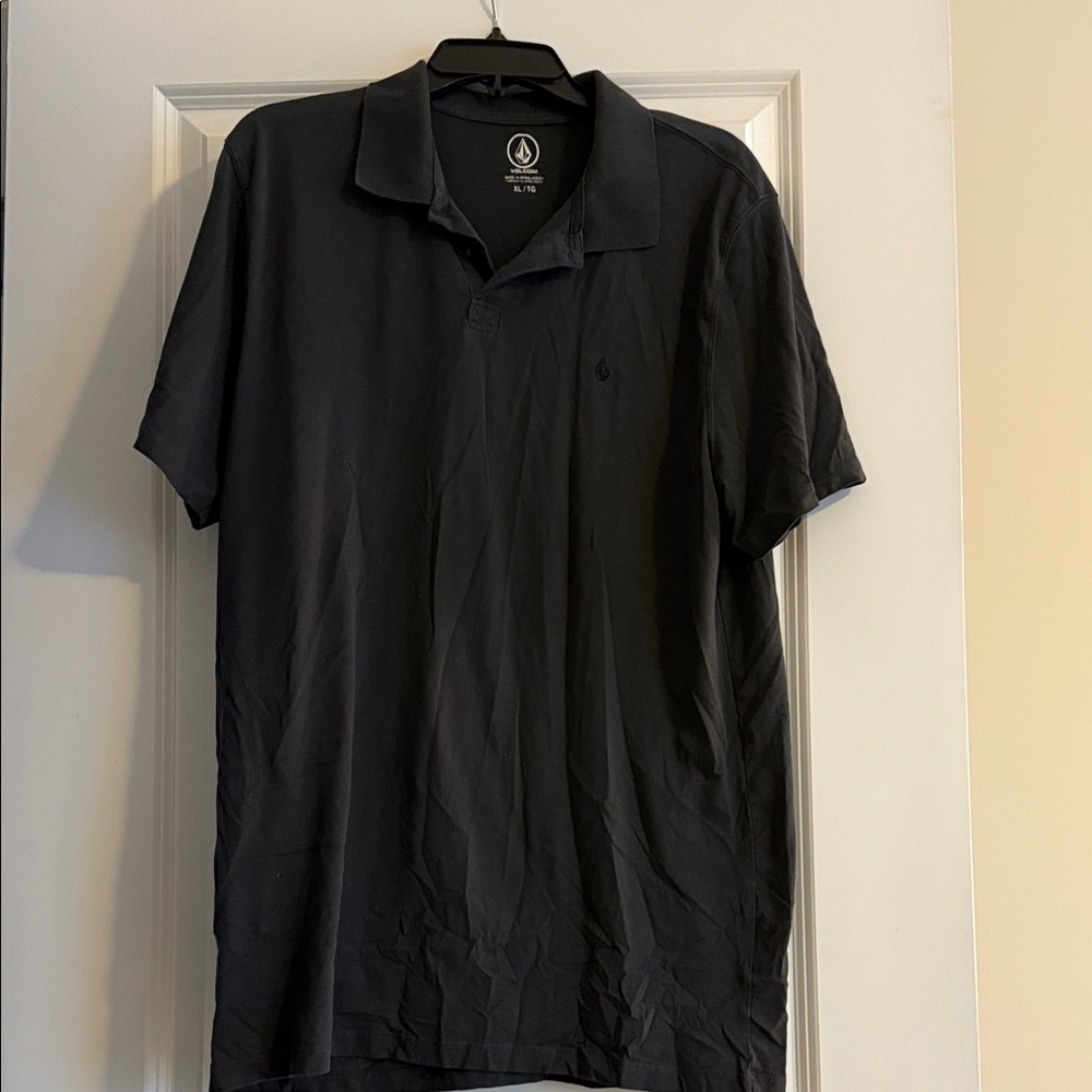 Volcom Men's Dark Gray Polo Shirt